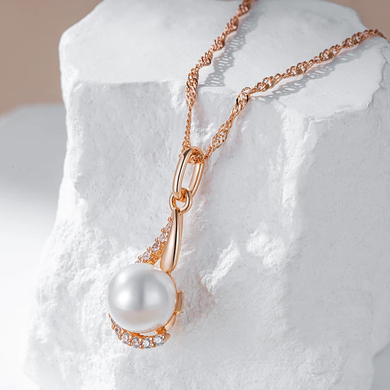 Kinel Luxury 585 Rose Gold Color