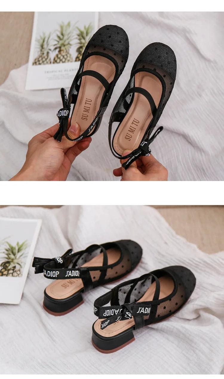 Girls’ Leather Dance Shoes