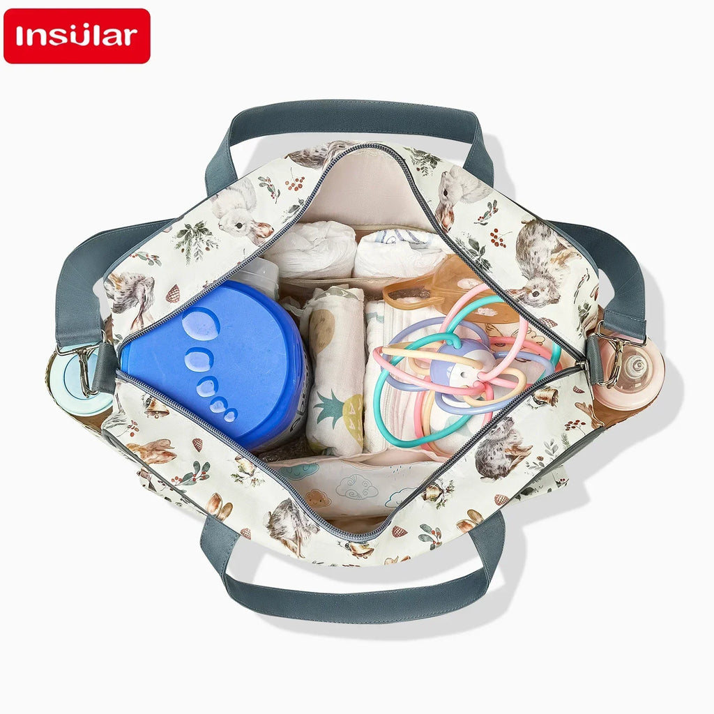 New Mummy Bag – Small Size, Lightweight, Waterproof, Multi-Functional Baby Diaper Crossbody Bag
