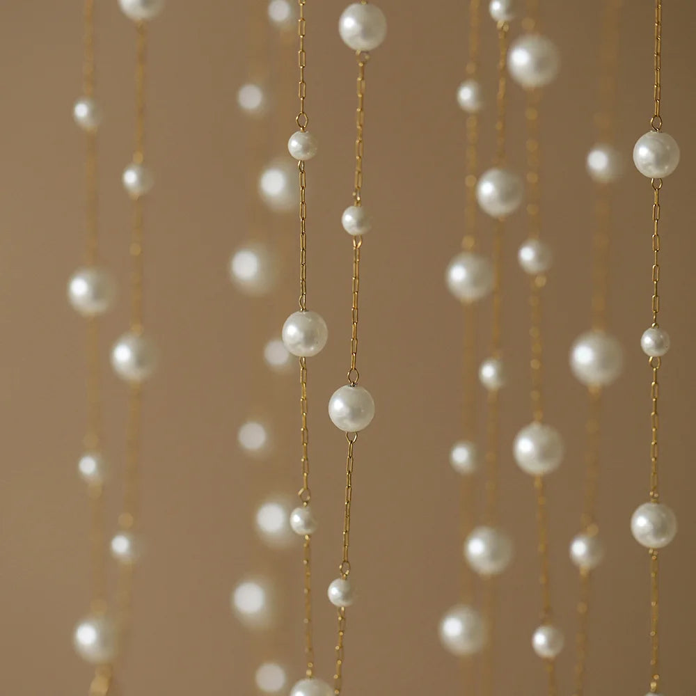 Stainless Steel Pearl Necklace