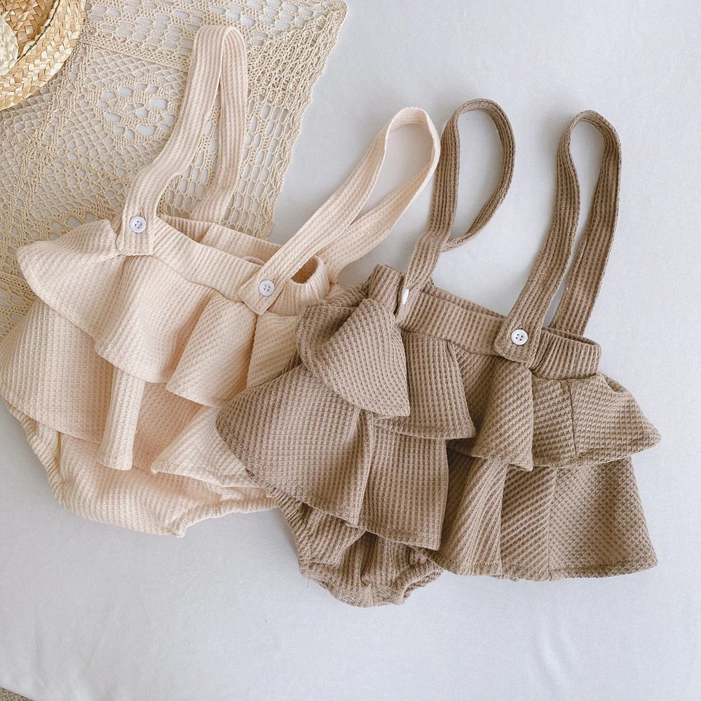 Newborn Baby Ruffles Bloomers Spring Autumn