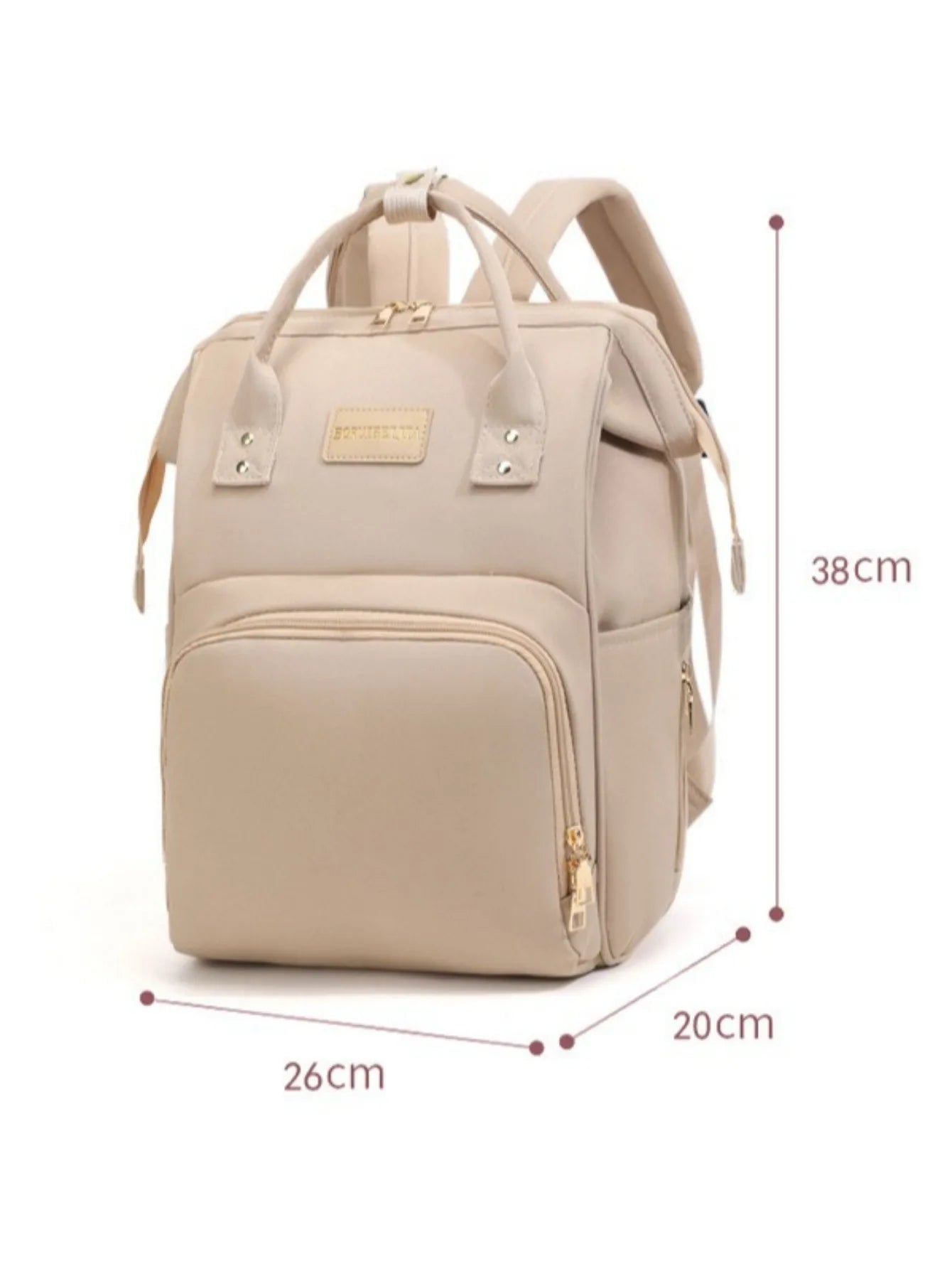 Baby Travel Diaper Backpack – Large Capacity Mommy Handbag for Baby Care & Outdoor Travel