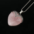 1Pcs Love Heart Charms Stone
