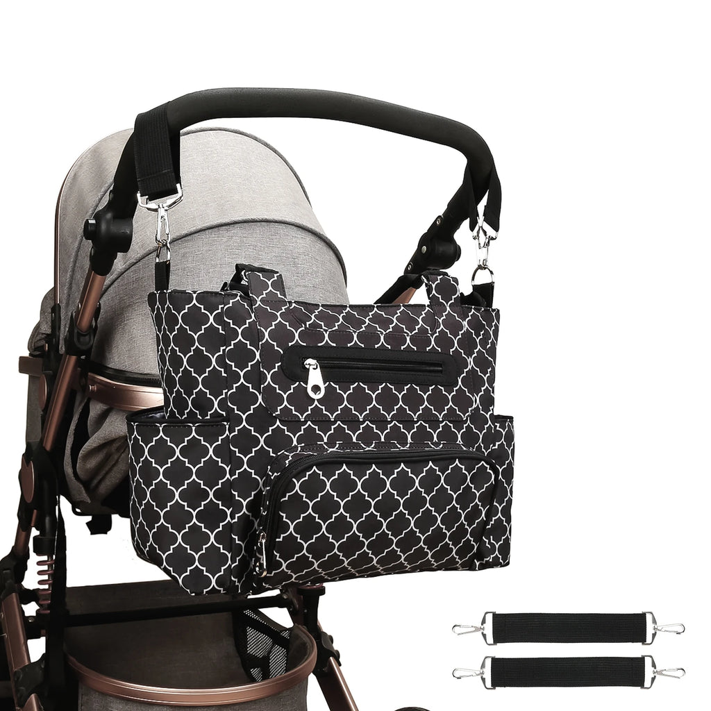7pcs Nappy Changing Bag Set – Multifunctional Tote, Shoulder & Travel Diaper Bag