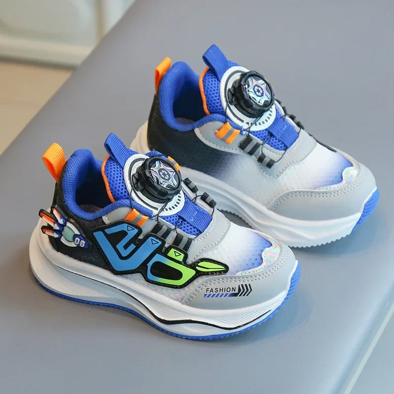 Kids’ Breathable Mesh Sneakers – Soft, Non-Slip Running Shoes