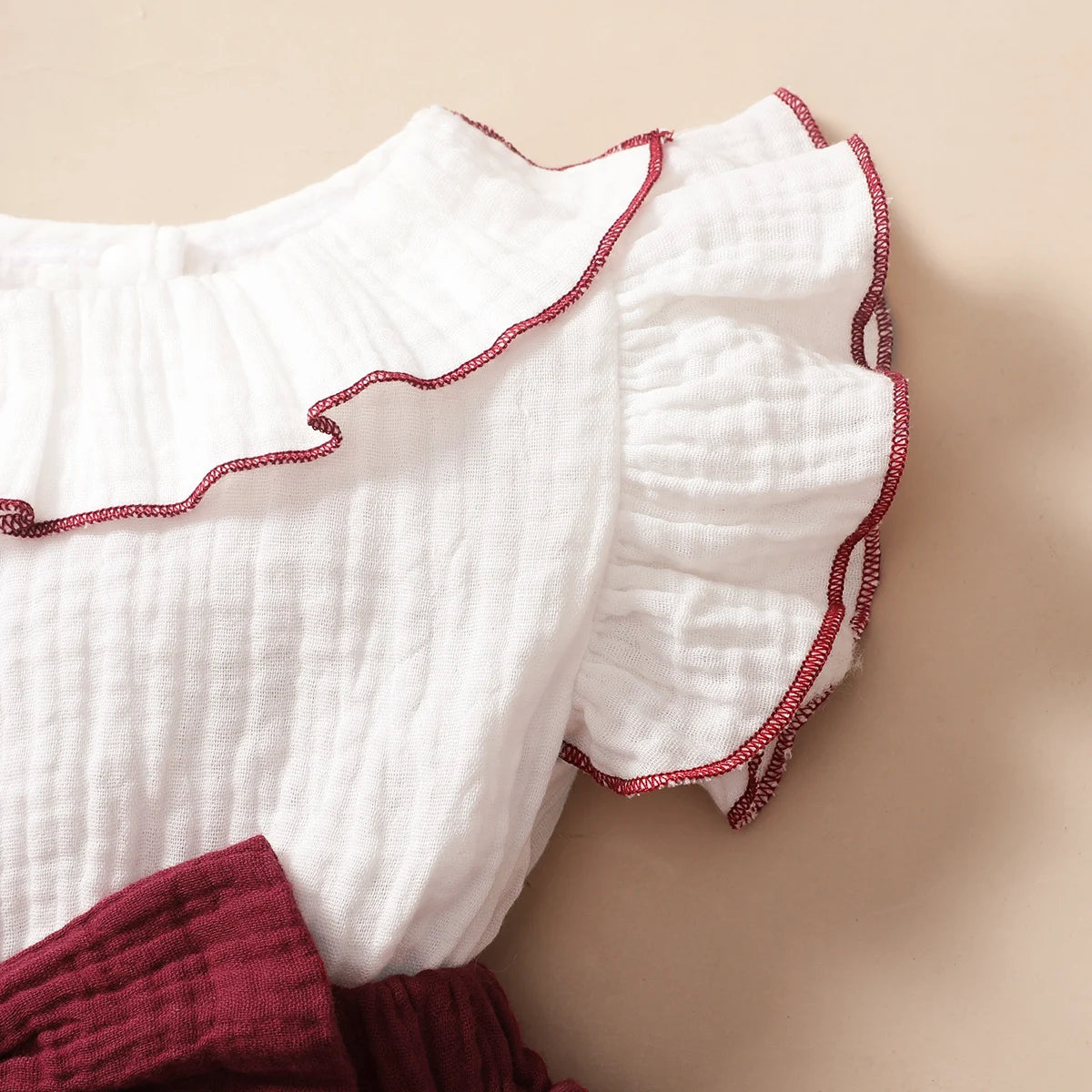 Baby Girl Red Wine Cupcake Dress