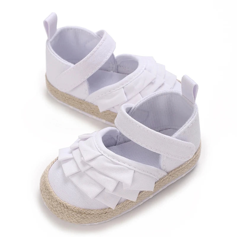 Spring and Autumn 0-18M Baby Girl Princess Flat Shoes