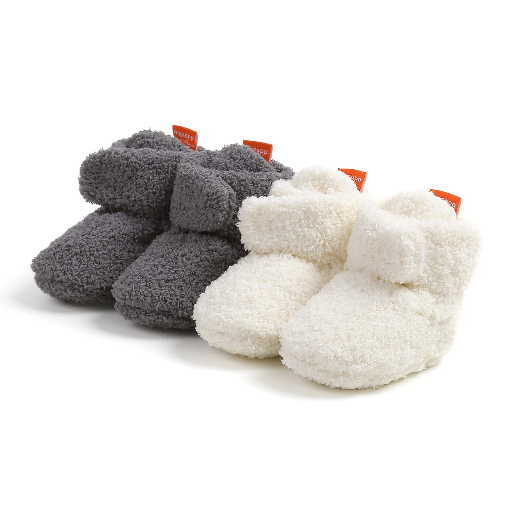 Baby Halloween Pumpkin Booties – Newborn First-Step Sock Shoes