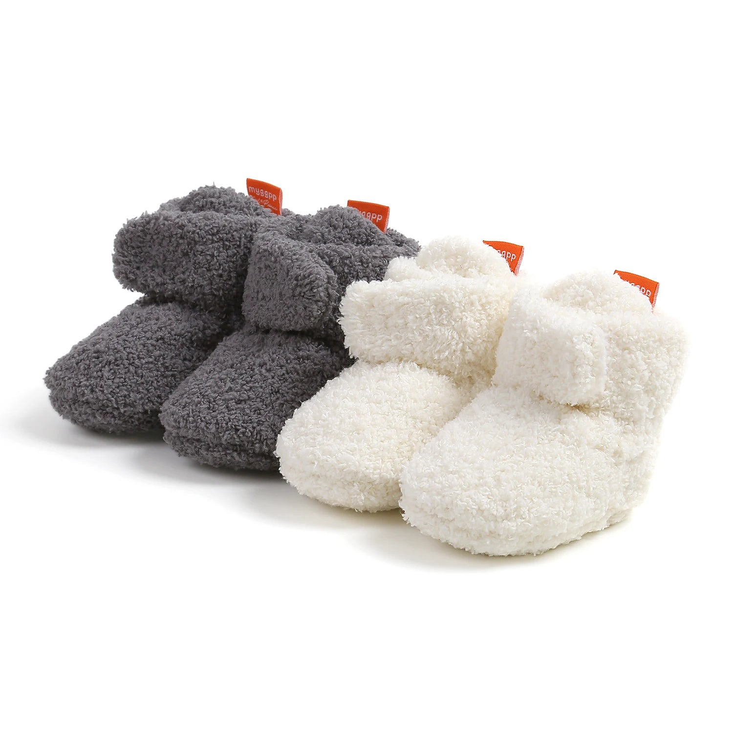 Baby Halloween Pumpkin Booties – Newborn First-Step Sock Shoes