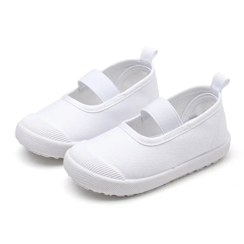 Kids’ Canvas Sneakers – Floral Casual Shoes