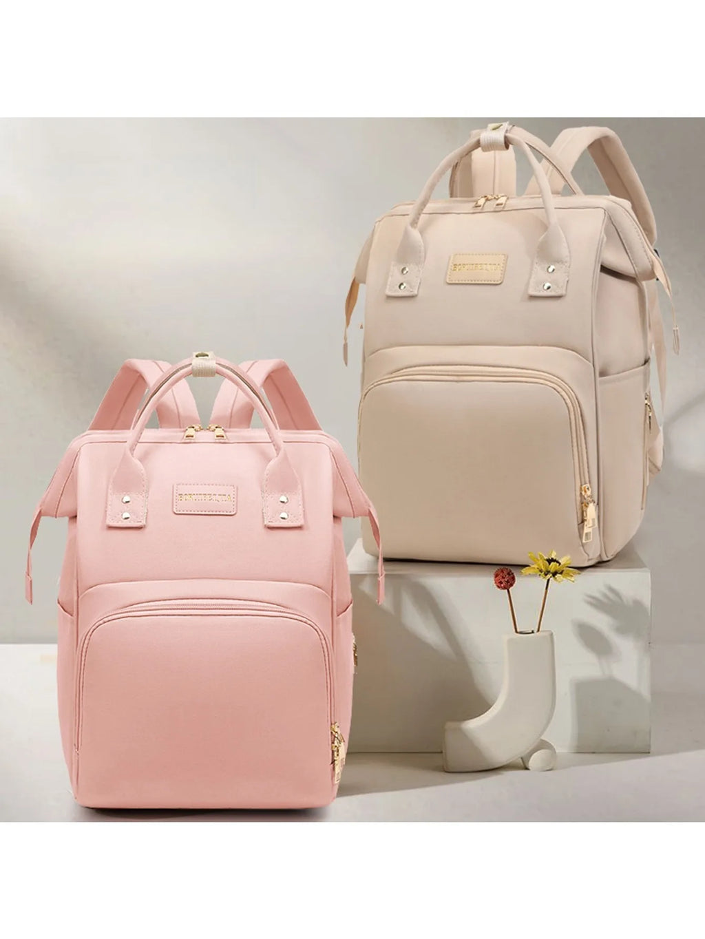 Baby Travel Diaper Backpack – Large Capacity Mommy Handbag for Baby Care & Outdoor Travel