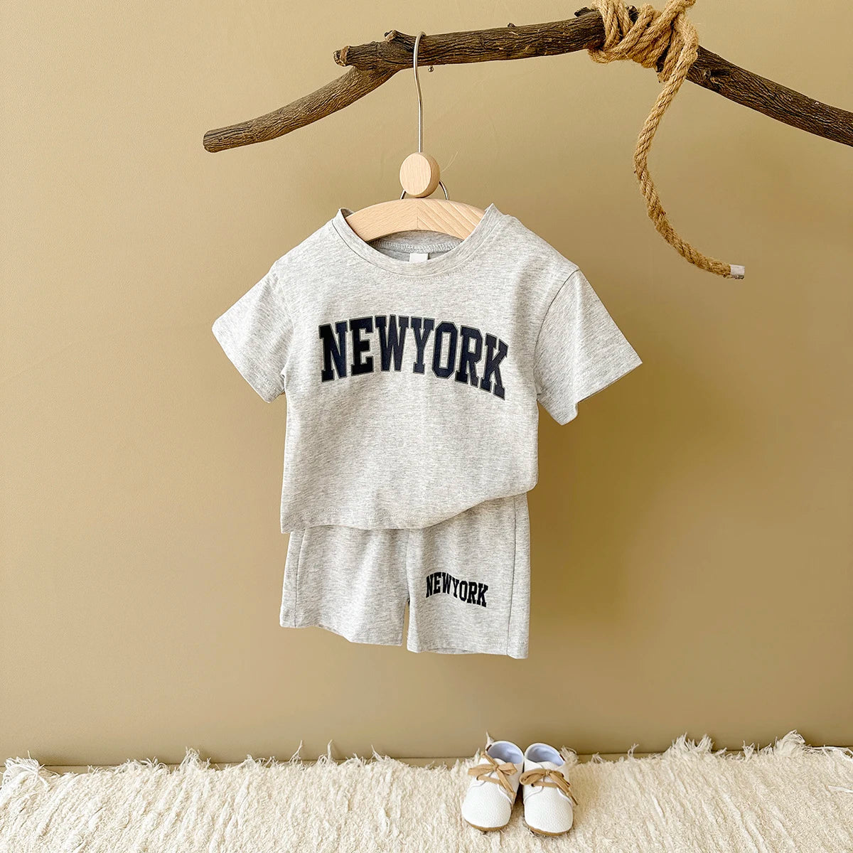 T-shirt & shorts Girls Sports Set 2Pcs Infant Outfit Set