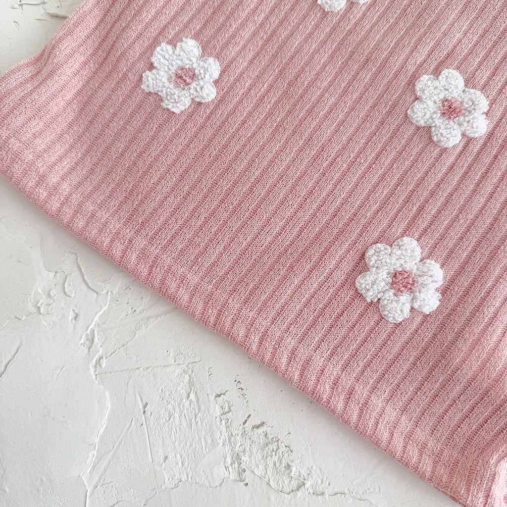 2PCS Baby Girl Summer Set – T-shirt & Shorts