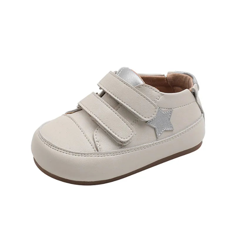 Baby & Toddler Sneakers (0–5Y) – Soft Sole Microfiber Leather Shoes