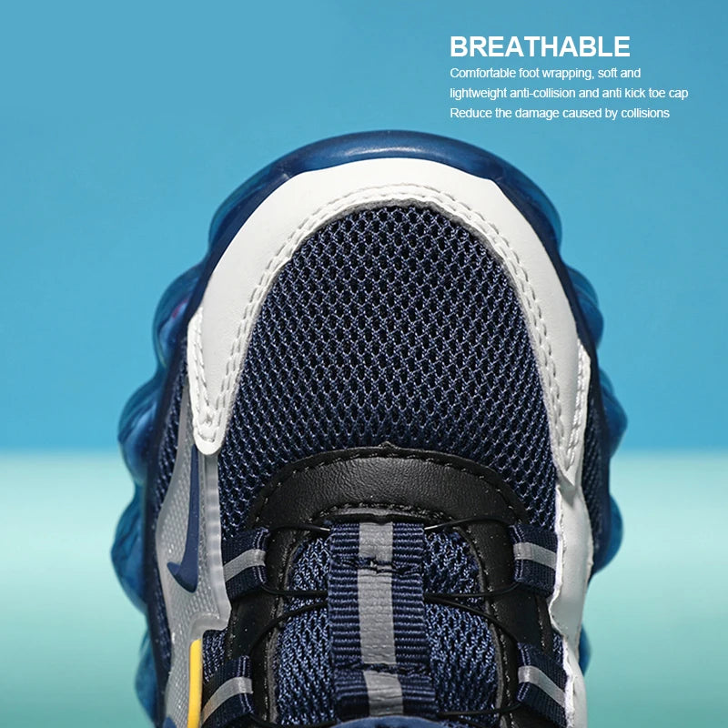 Kids Mesh Sport Sneakers – Comfortable Casual Running & Tennis Shoes