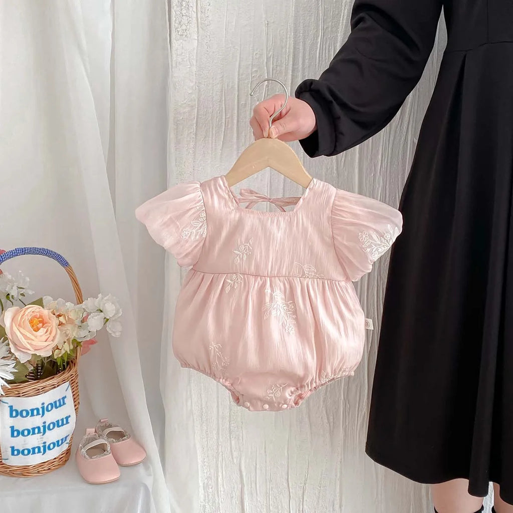 Baby Girl Summer Cotton Jumpsuit (0-2Y)