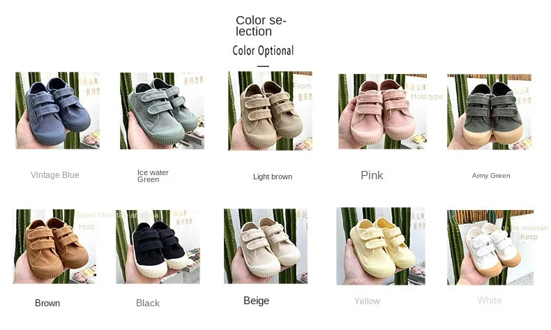 Toddler Kids Retro Canvas Sneakers