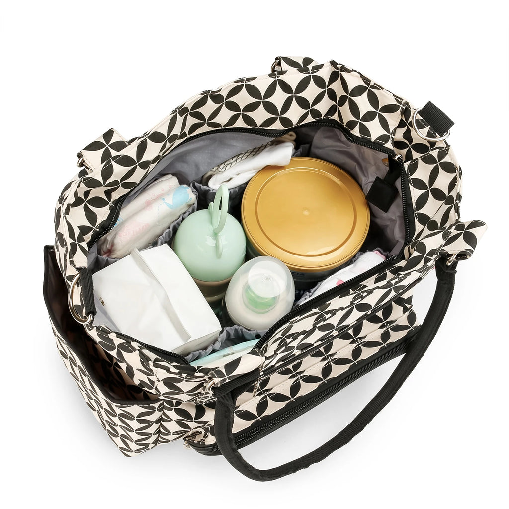 7pcs Nappy Changing Bag Set – Multifunctional Tote, Shoulder & Travel Diaper Bag