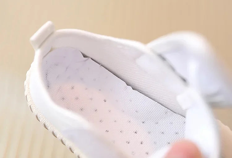 Kids Canvas Sneakers – Soft Breathable Candy-Colored Shoes