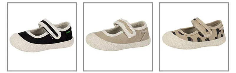 Kids’ Canvas Shoes – Soft, Breathable, Anti-Slip Sneakers
