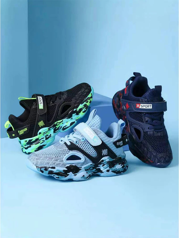 Boys’ Summer Casual Running Shoes – Fashion & Breathable