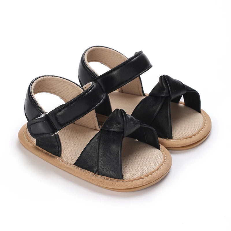 Baby Summer Sandals (0–18M) – Soft Rubber Non-Slip First Walkers