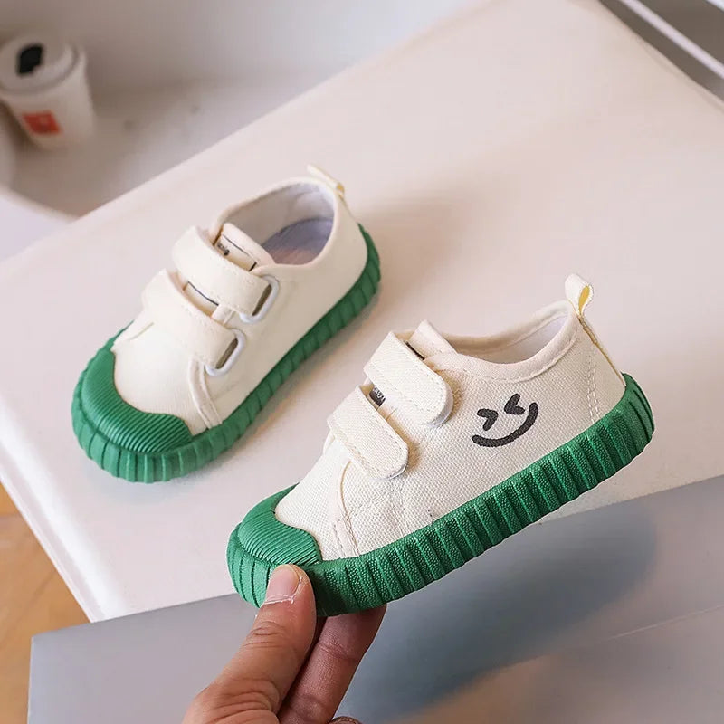 Kids’ Korean Canvas Shoes – Comfortable Casual Sneakers