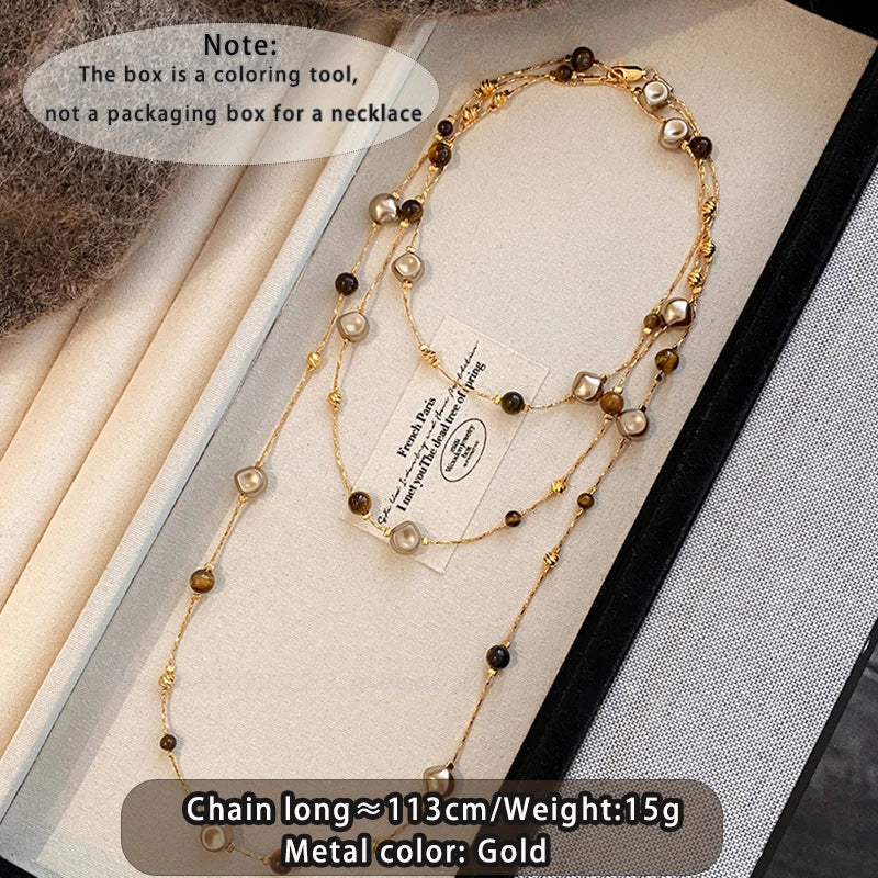 Tiger Eye Stone Necklace