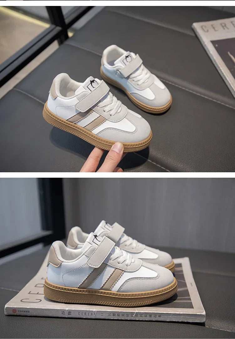 Kids’ Lightweight Skate Sneakers – Breathable, Non-Slip Shoes