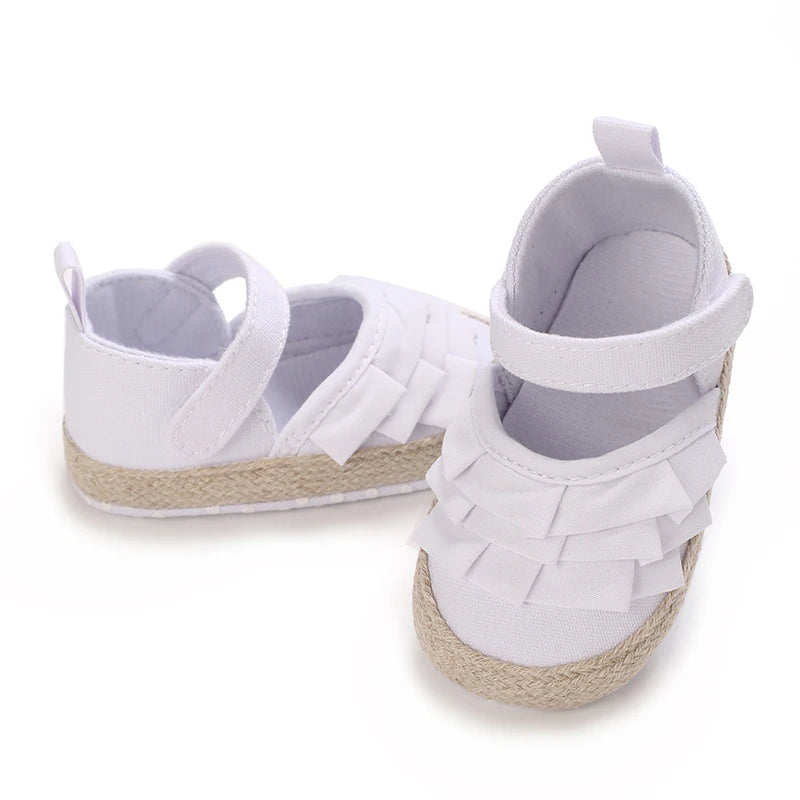 Spring and Autumn 0-18M Baby Girl Princess Flat Shoes