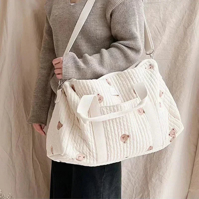 Maternity Bear Bag – Baby Diaper & Travel Tote