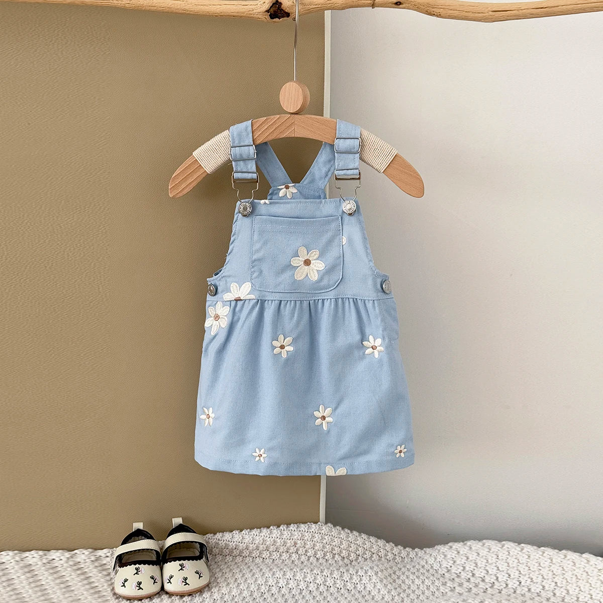 Dress Toddler Baby 0-3 Y  Loose Clothes with Pockets