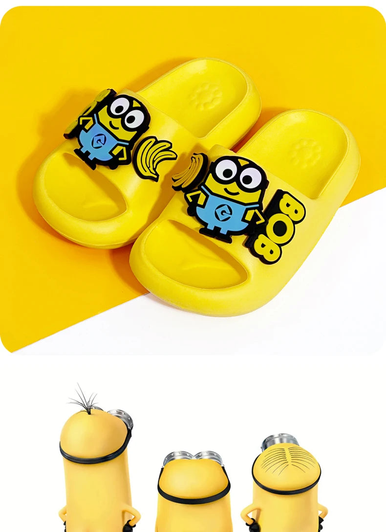Cute Minions Kids EVA Slippers – Non-slip Indoor & Outdoor Sandals
