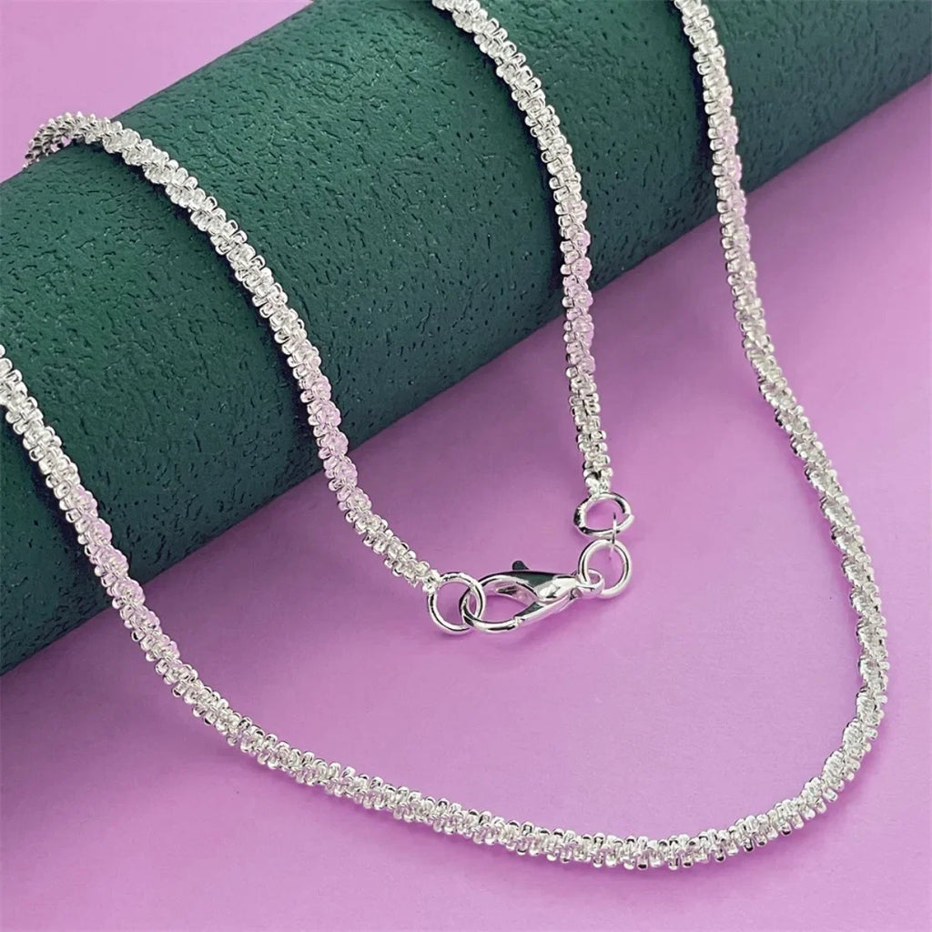 Sterling Silver String Necklace