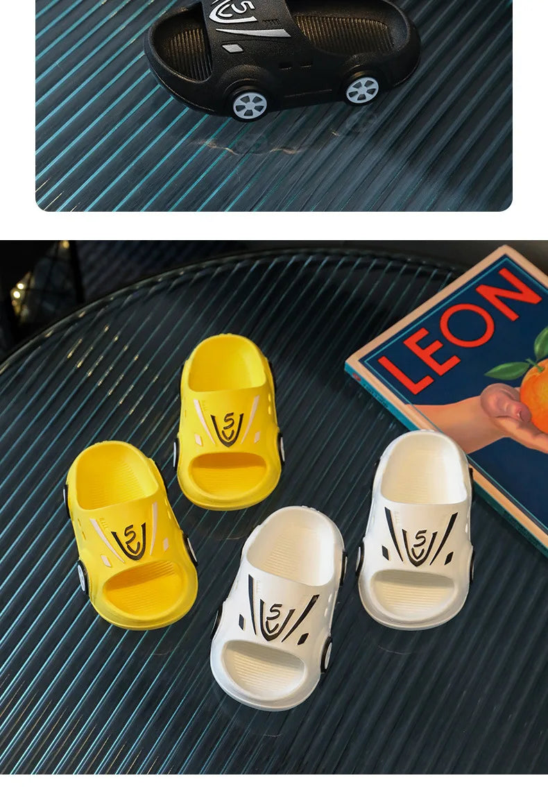 Kids LED Cartoon Slippers – Soft Anti-Slip Summer Shoes