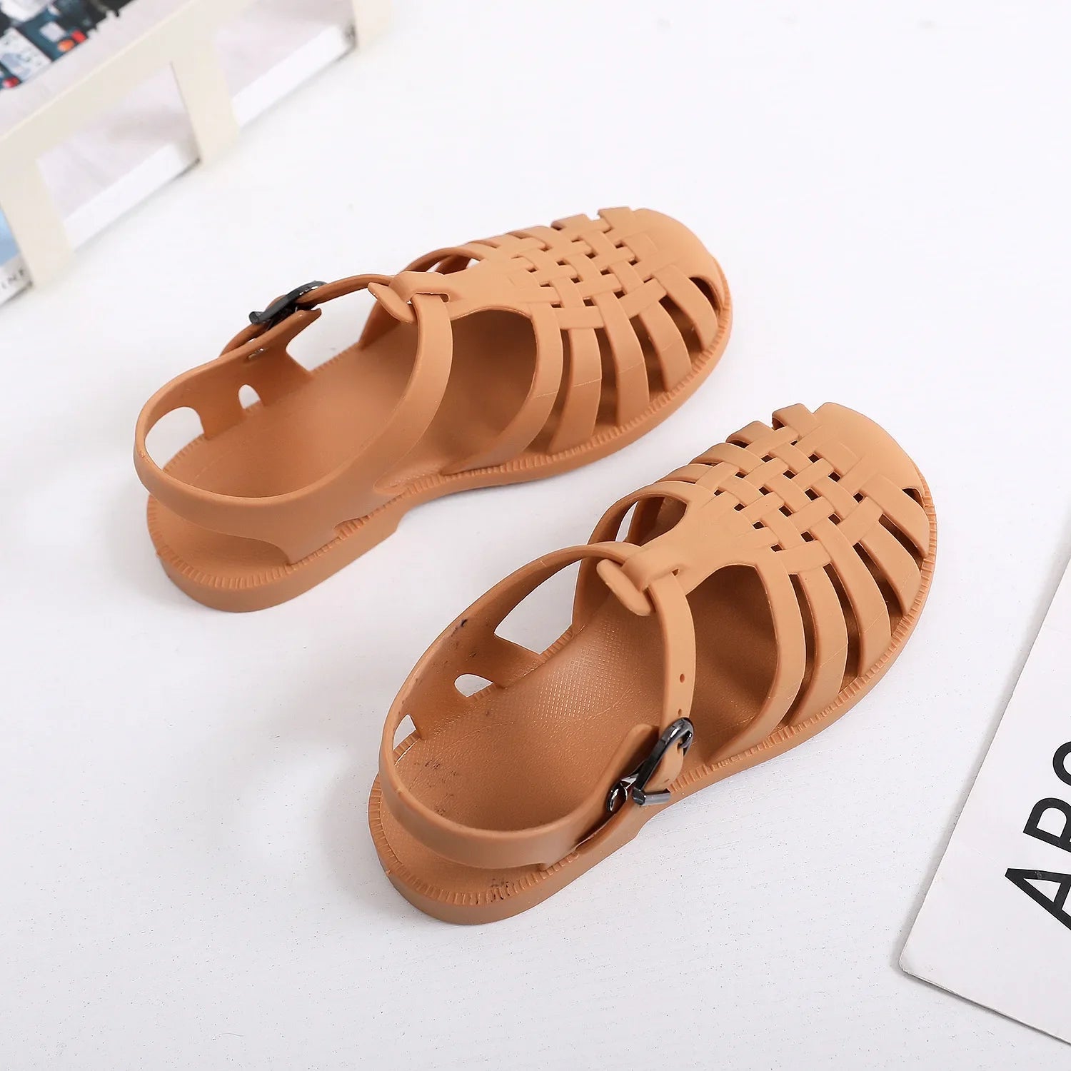 Baby Gladiator Sandals – Breathable Hollow-Out Summer Shoes