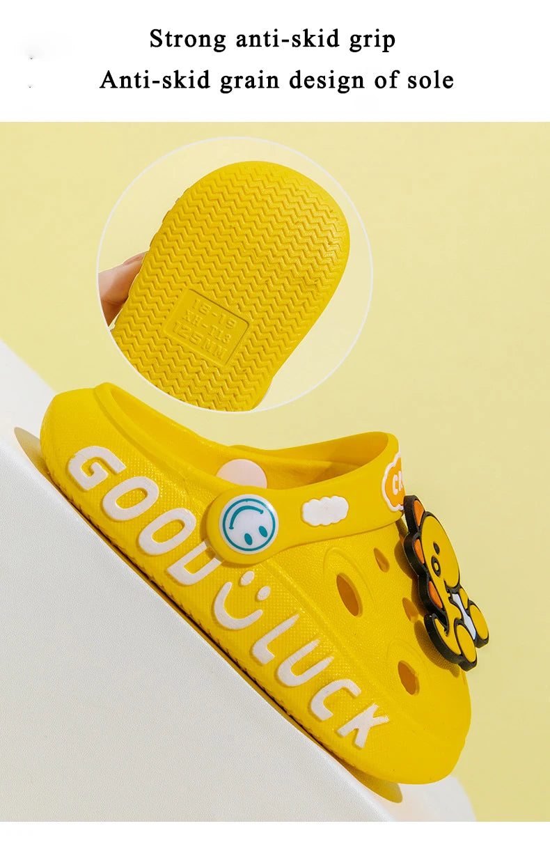 Baby Summer Sandals – Cartoon Garden & Beach Shoes for Boys & Girls