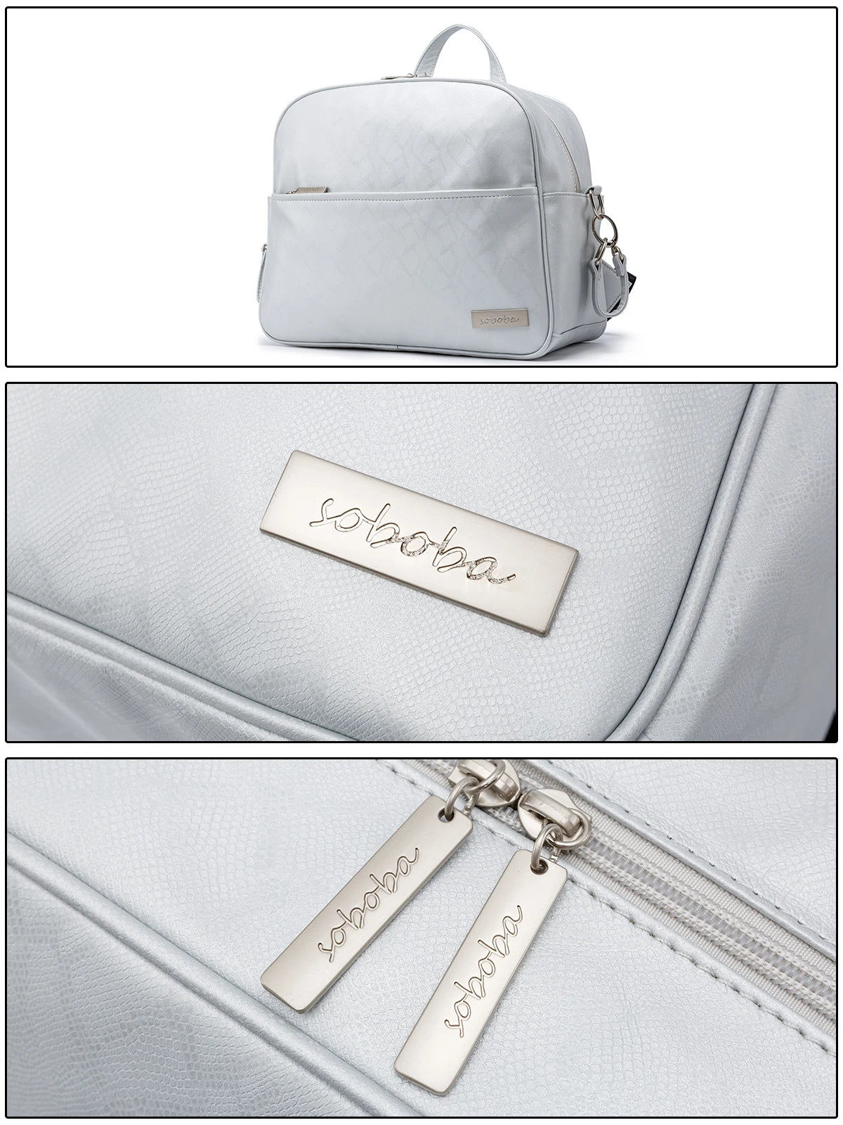 Soboba Stylish Mother Diaper Bag – Waterproof, Large Capacity Fashion Nappy Backpack