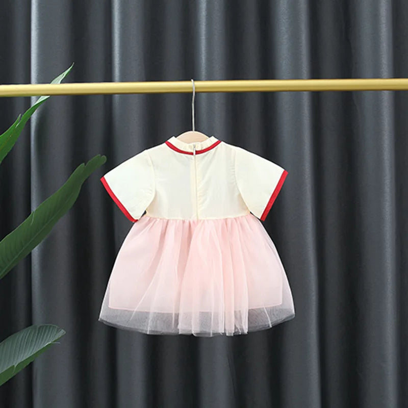 Party Mesh Dresses For Toddler Girl 0 To 3 Years Kids Costume