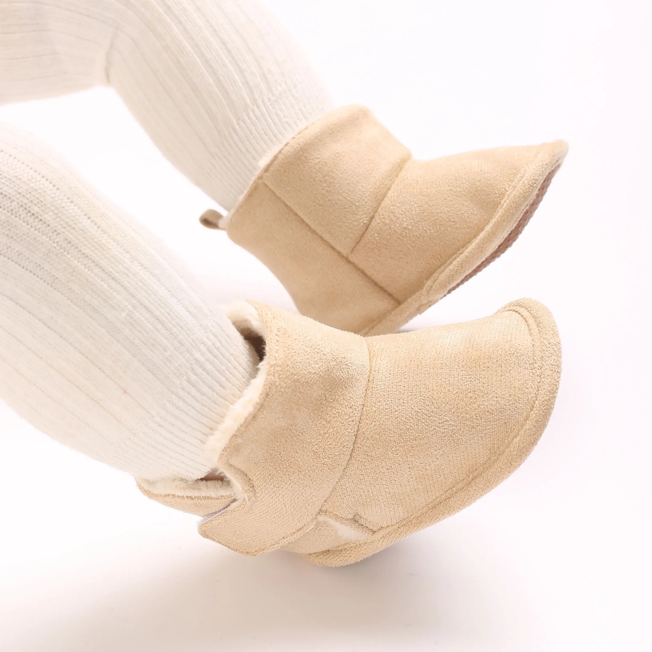0-18M Apricot New Soft Winter Boots