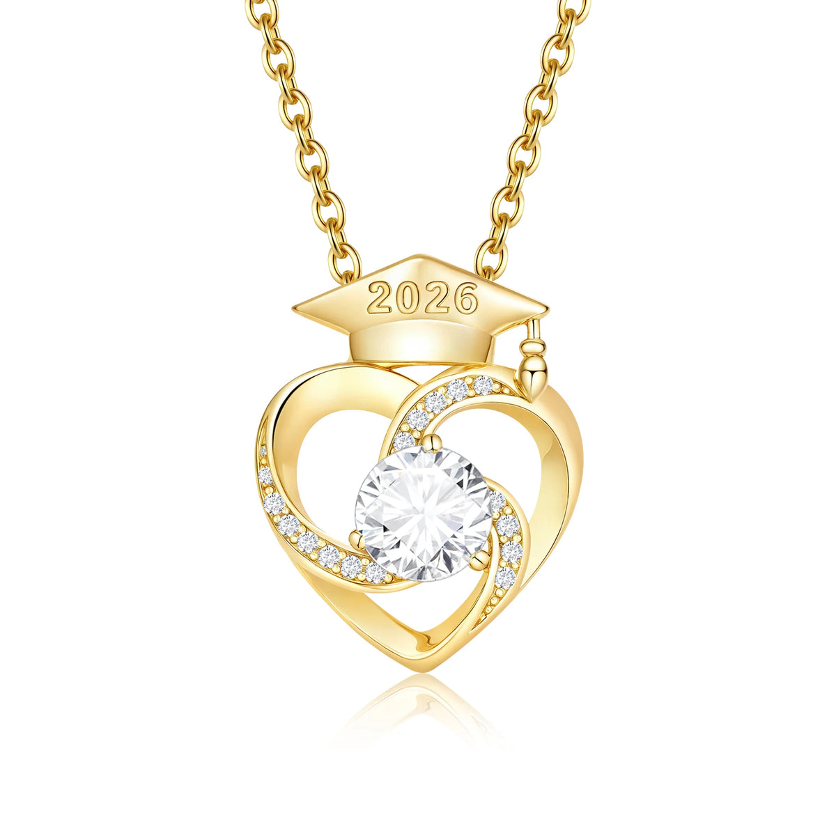 14K Gold Plated Heart Necklace