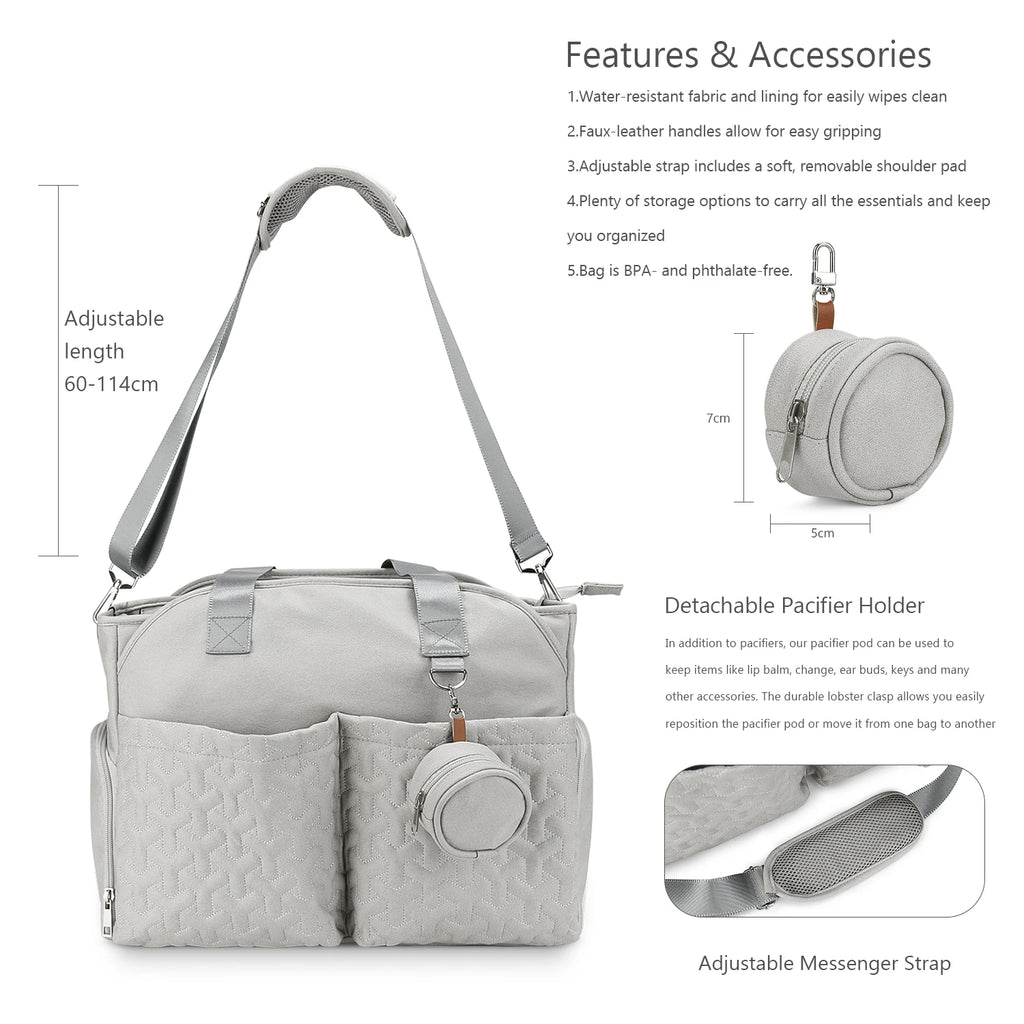 Mom & Dad Travel Bag – Diaper & Pump Tote