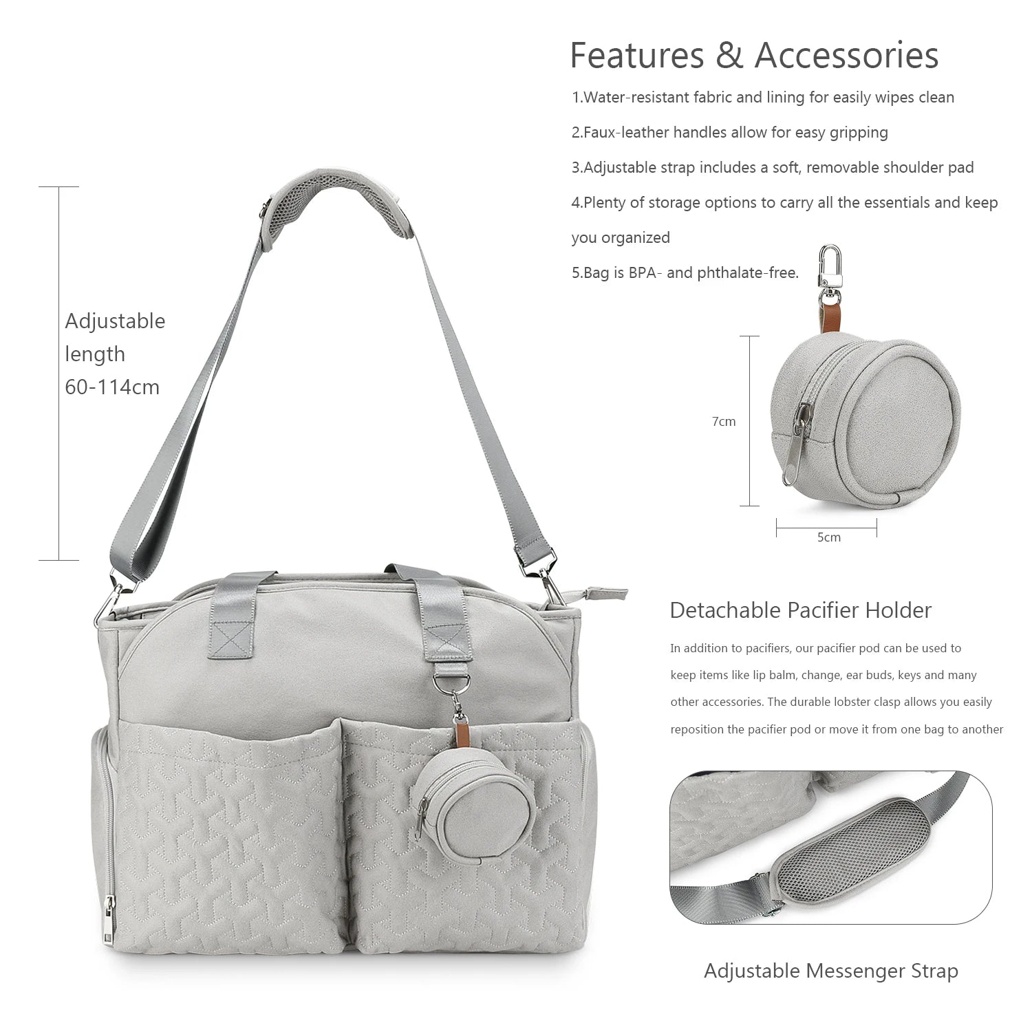 Mom & Dad Travel Bag – Diaper & Pump Tote