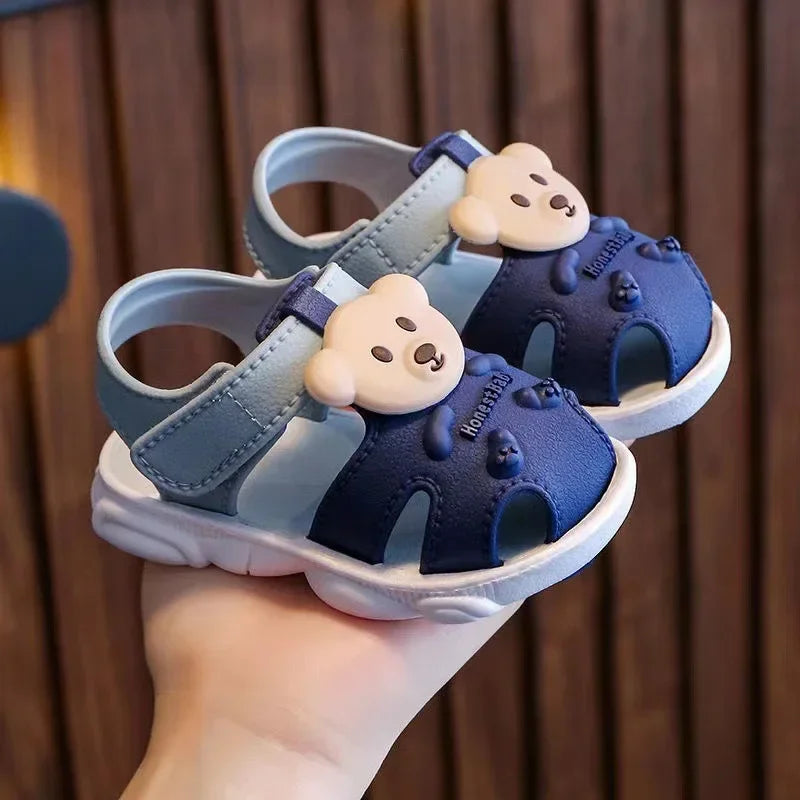 Kids Summer Cartoon Sandals – Soft Sole Toddler & Student Shoes
