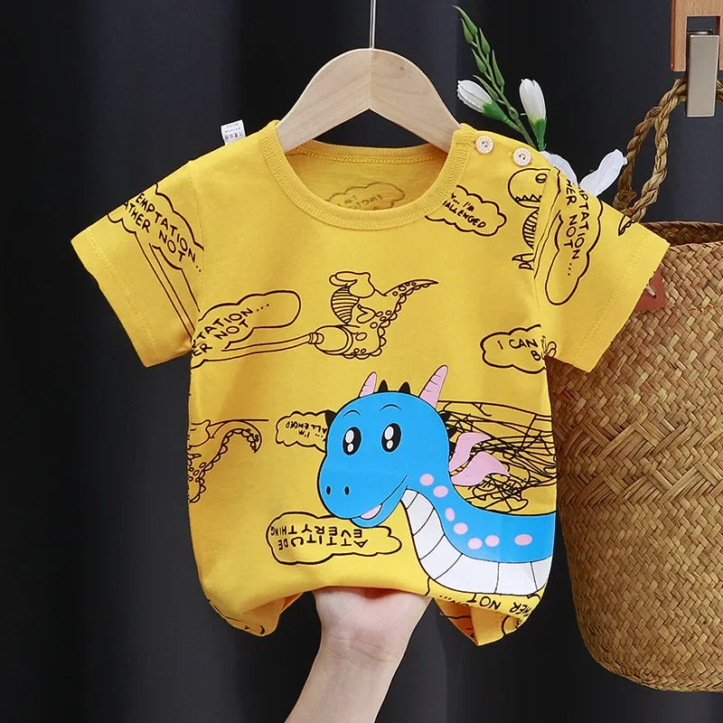 Kids Summer Cartoon T-Shirt 2025