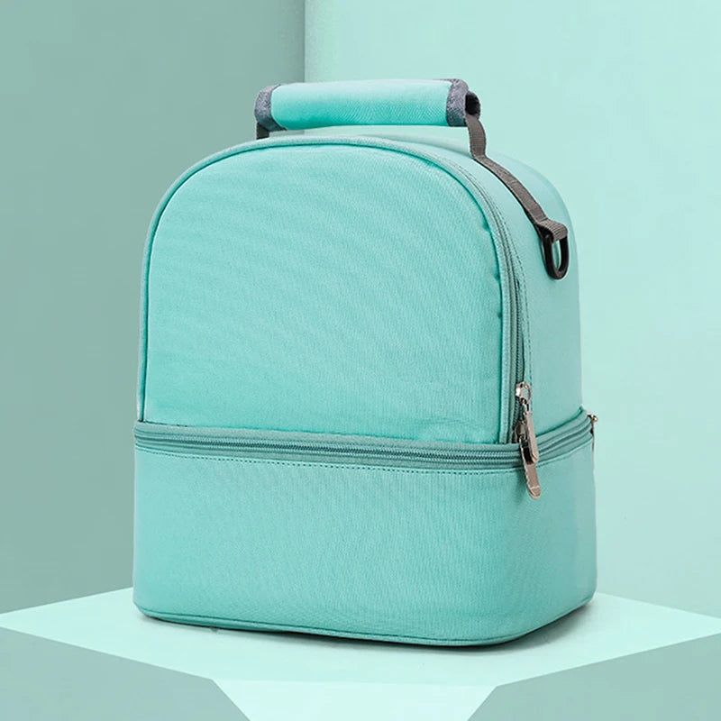 Fashion Mommy Bag – Insulated, Large Capacity, Portable for Travel & Picnic