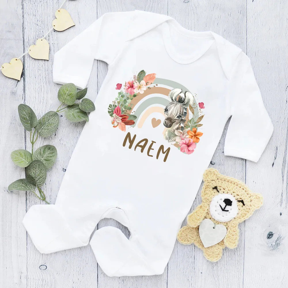 Custom Name Infant Sleepsuit