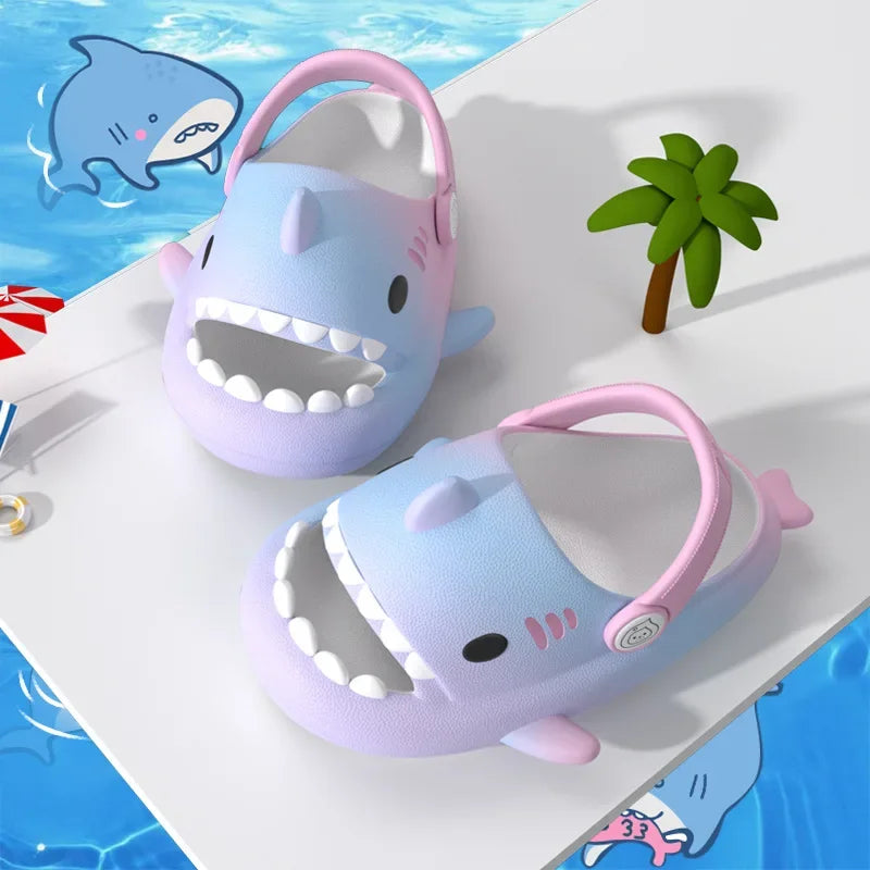 Kids Shark Sandals – Summer Beach Slippers for Boys & Girls