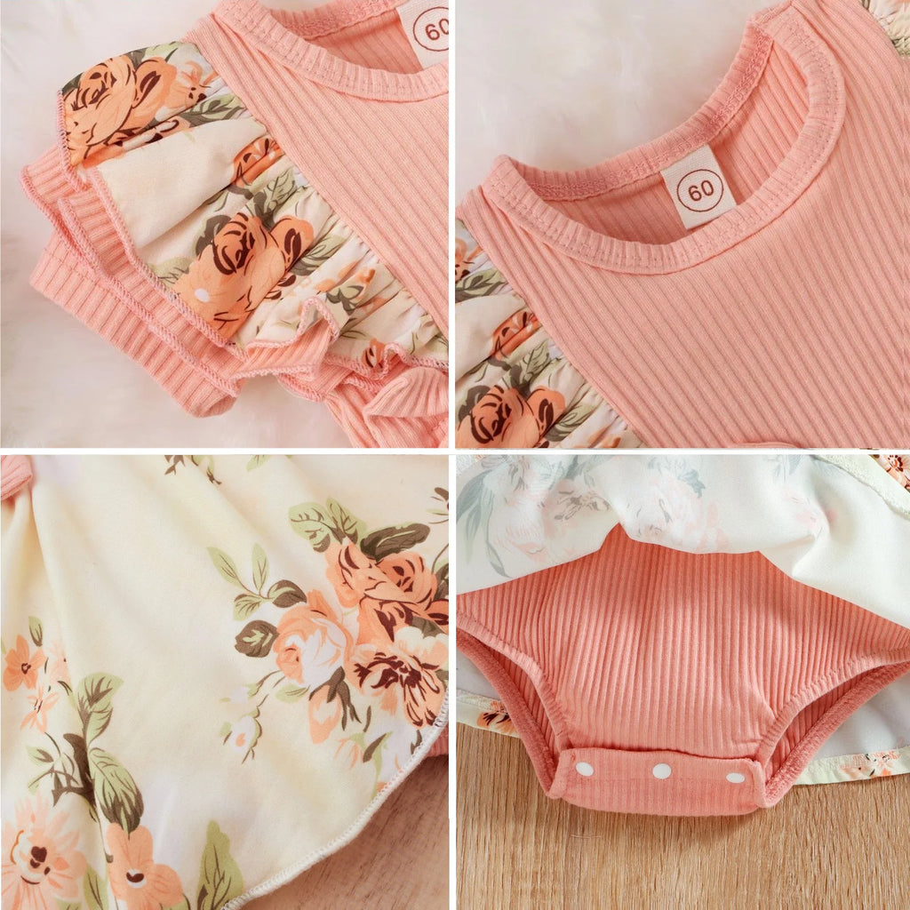 Baby Girl Summer Dress & Headband Set