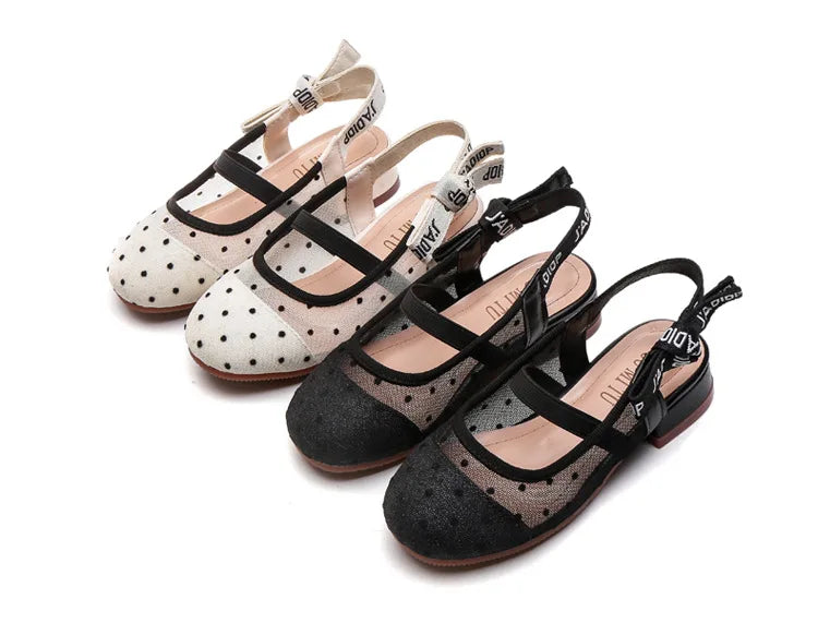 Girls’ Leather Dance Shoes